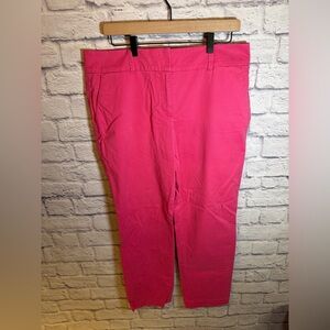 Talbots The daily ankle dark Pink Ankle Pants women’s size 12 slacks